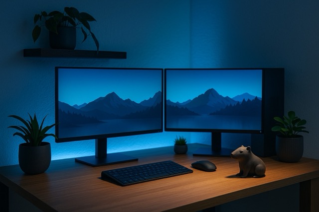La mia postazione di lavoro